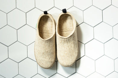 All Natural Slides - Oatmeal - Men's by Kyrgies