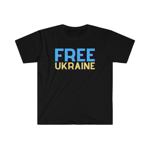 'Free Ukraine' Unisex Softstyle T-Shirt
