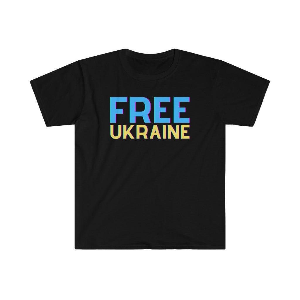 'Free Ukraine' Unisex Softstyle T-Shirt