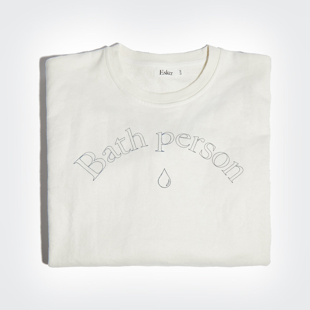 Bath Person Sweatshirt by Esker