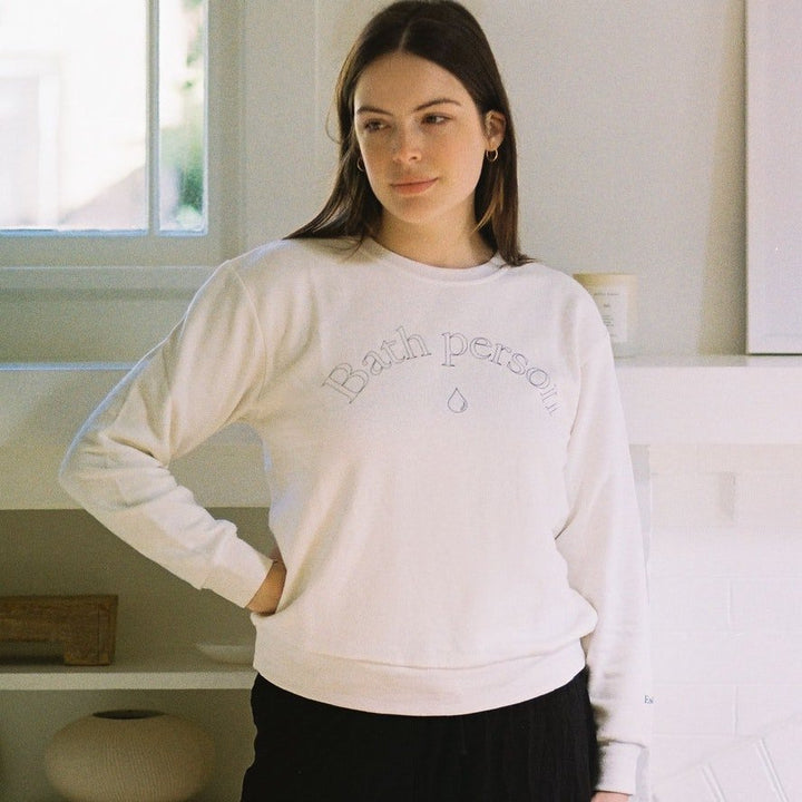 Bath Person Sweatshirt by Esker