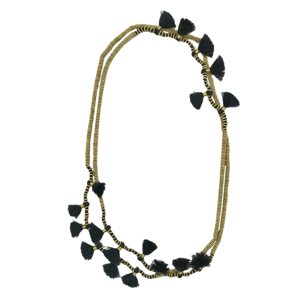 Krisha Tassel Necklace by SLATE + SALT