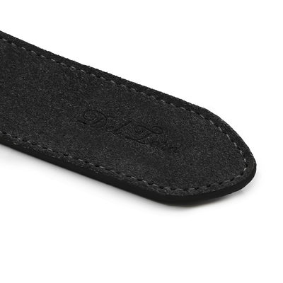 Men's Black Suede O-Ring Belt by Del Toro Shoes