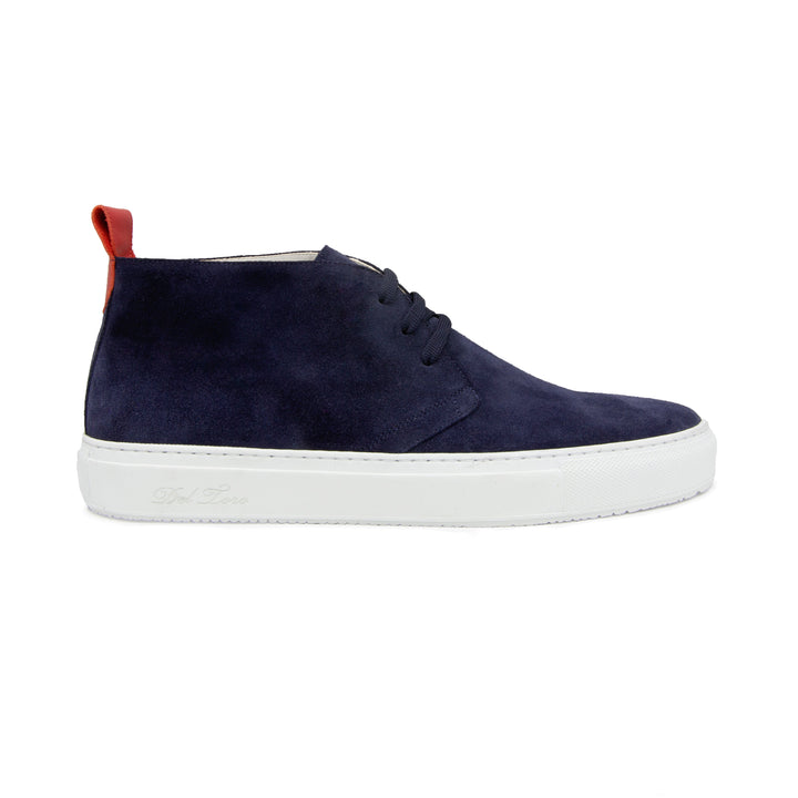 Men's Navy Suede Chukka Sneaker by Del Toro Shoes