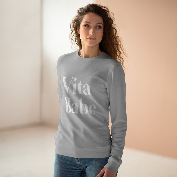 Vita Babe Organic Unisex Rise Sweatshirt by VitaParfum