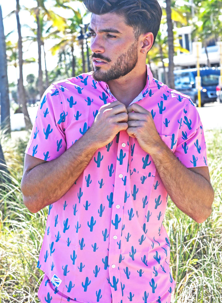 Cactus - Performance Polystrech Shirt by Bermies Swimwear