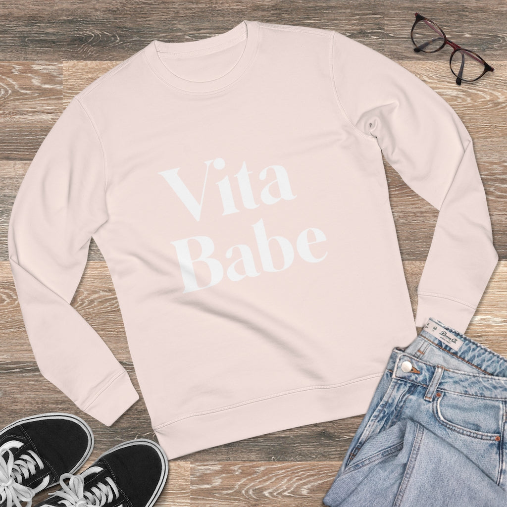 Vita Babe Organic Unisex Rise Sweatshirt by VitaParfum