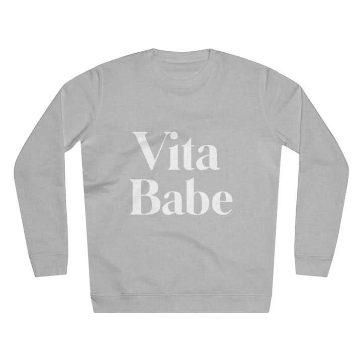 Vita Babe Organic Unisex Rise Sweatshirt by VitaParfum