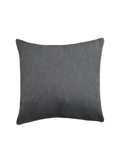 Luxe Essential Dark Grey Outdoor Pillow by Anaya