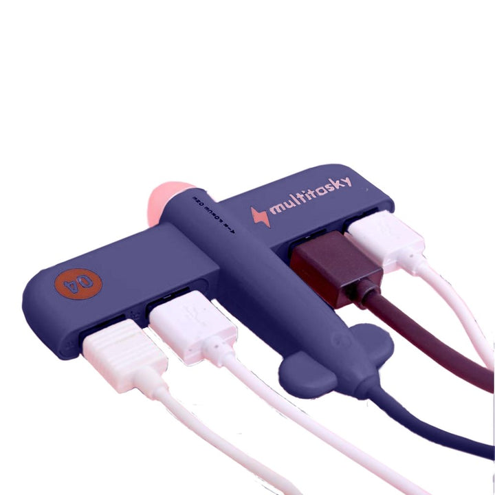 Flyport Cute Plane-Shaped USB Hub 4 in 1 by Multitasky