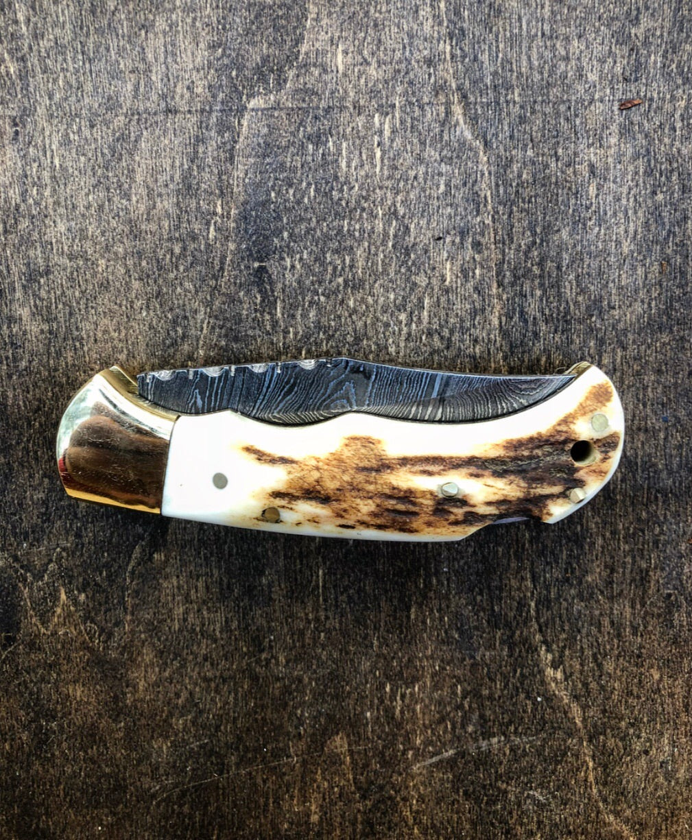 Deer Antler Pocket Knife- VG 33 by Vintage Gentlemen