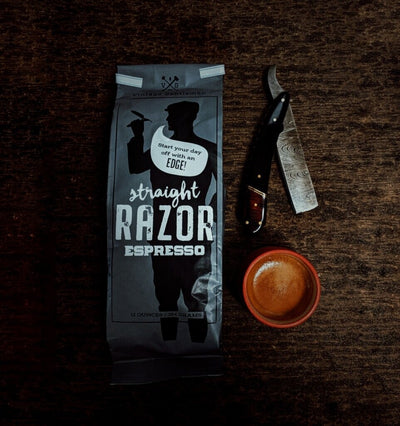 “Straight Razor” Espresso Bean Coffee by Vintage Gentlemen