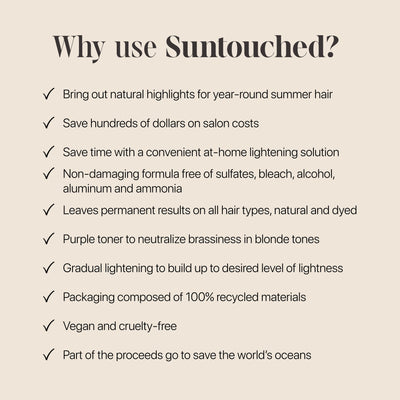 Suntouched Hair Lightener for Light Hair by Suntouched
