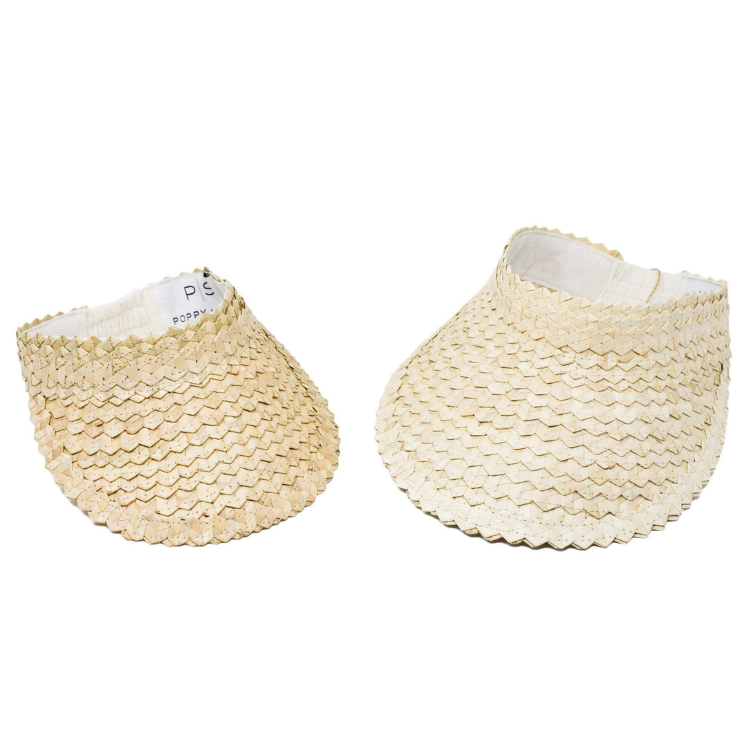 KIDS STRAW SUN VISOR - NATURAL by POPPY + SAGE