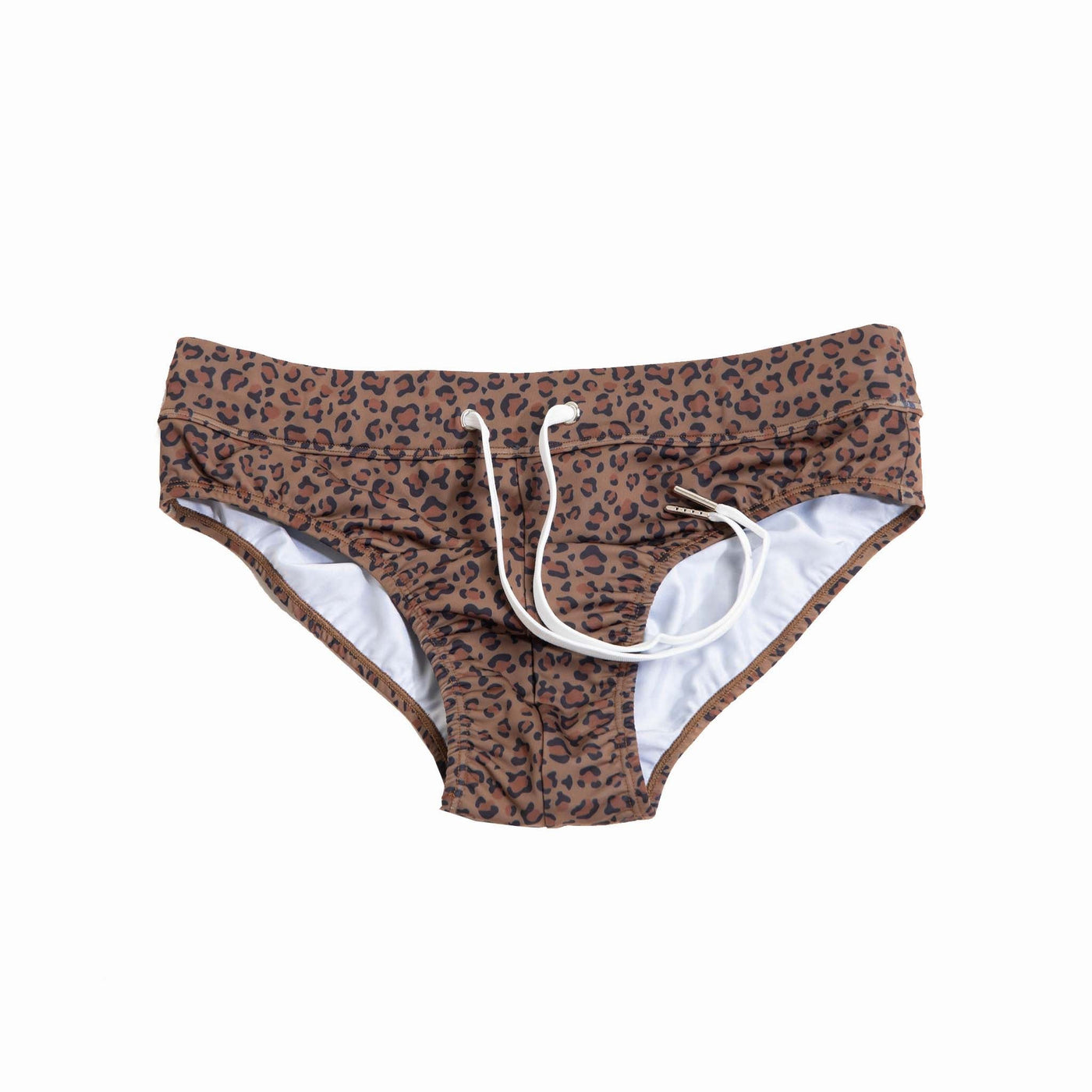 Swim Briefs - Leopard by Bermies Swimwear