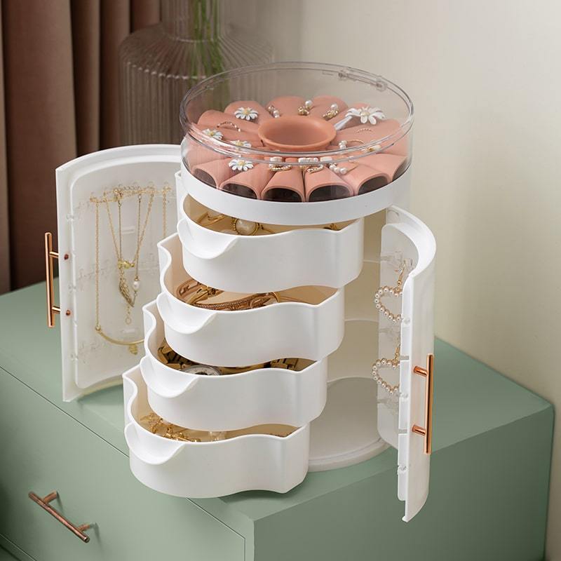 Multi-Layered Jewelry Organizer Tower by Multitasky