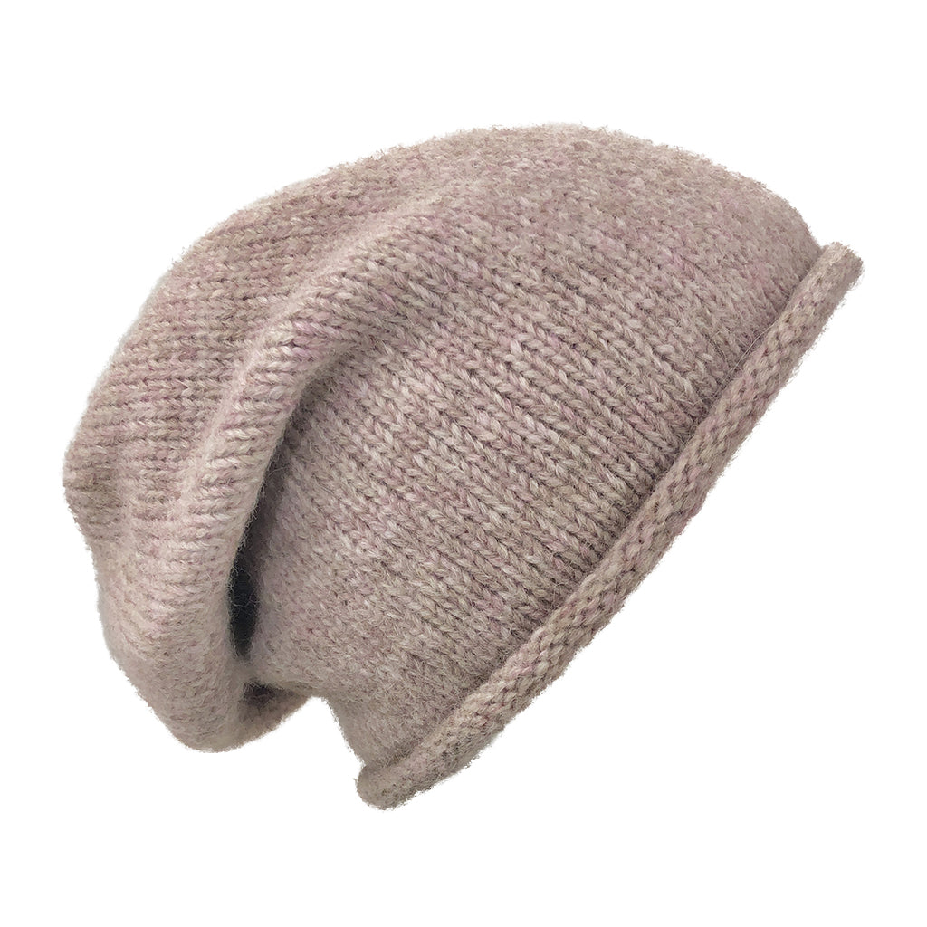 Blush Essential Knit Alpaca Beanie by SLATE + SALT