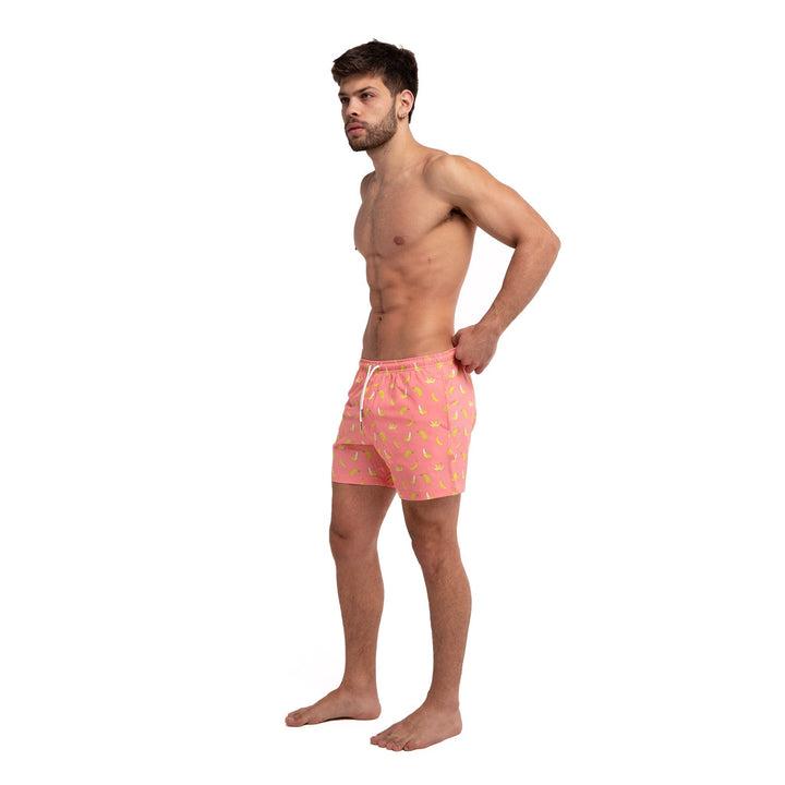 Pink Banana - 5" Swim Trunks by Bermies Swimwear