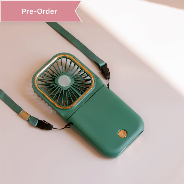 Portable Neck Fan + Power Bank + Phone Stand - Multi-functional 3 in 1! by Multitasky