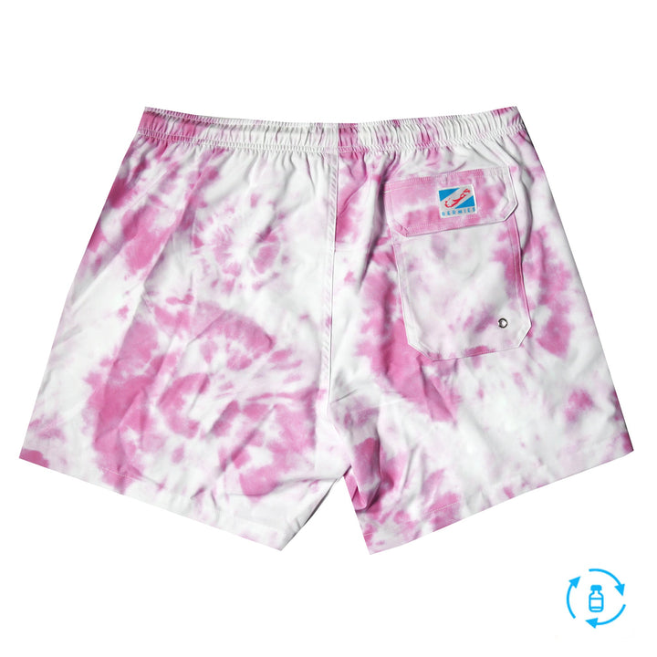 Purple Tie Dye - 5" Swim Trunks by Bermies Swimwear