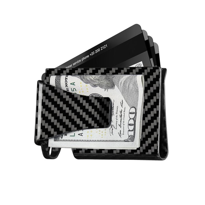 Real Carbon Fiber Cash & Card Slim Wallet by Simply Carbon Fiber