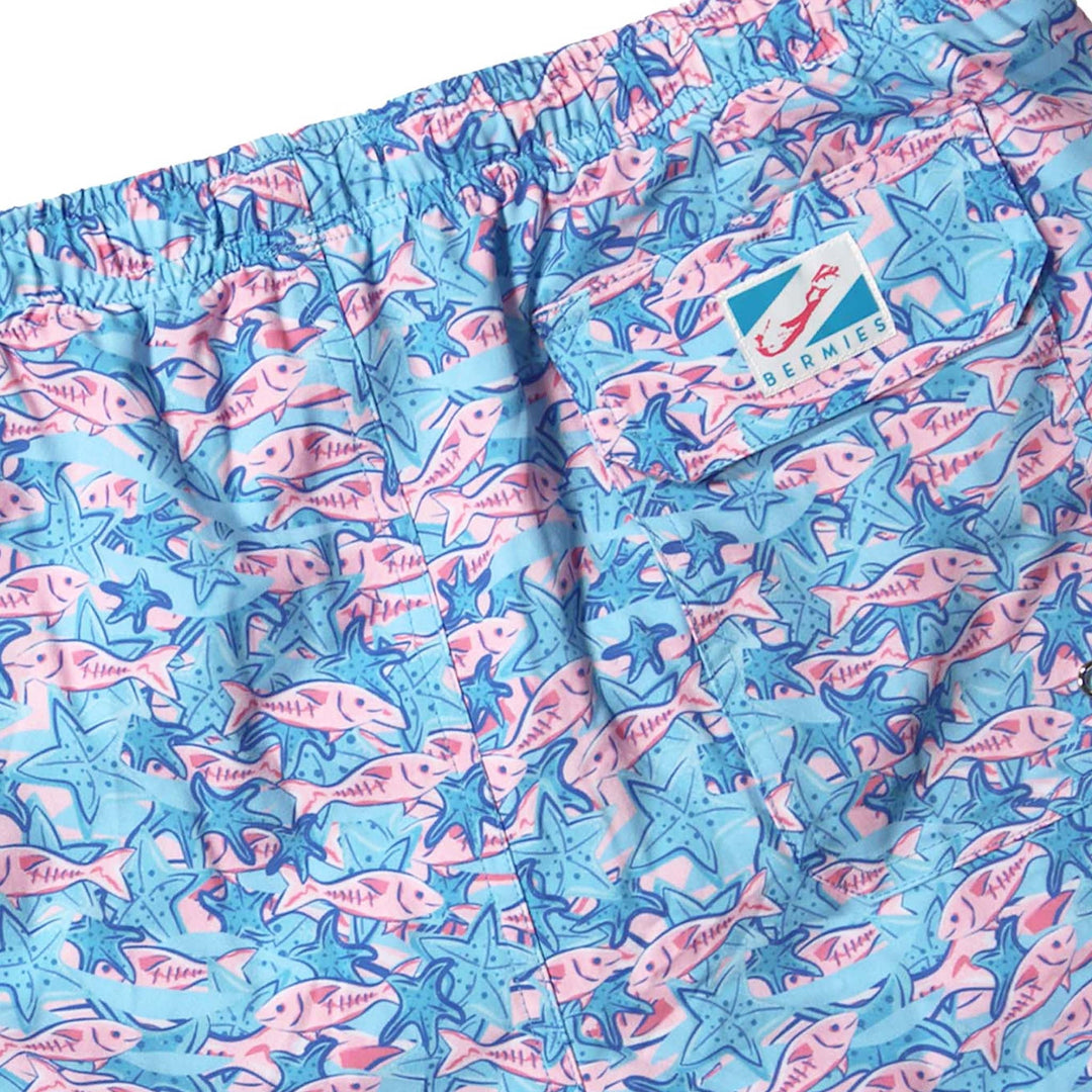 Starfish - 3.5" Swim Trunks by Bermies Swimwear