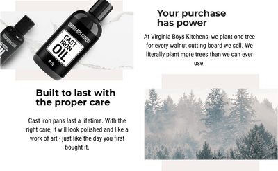 Natural Cast Iron Seasoning Oil by Virginia Boys Kitchens